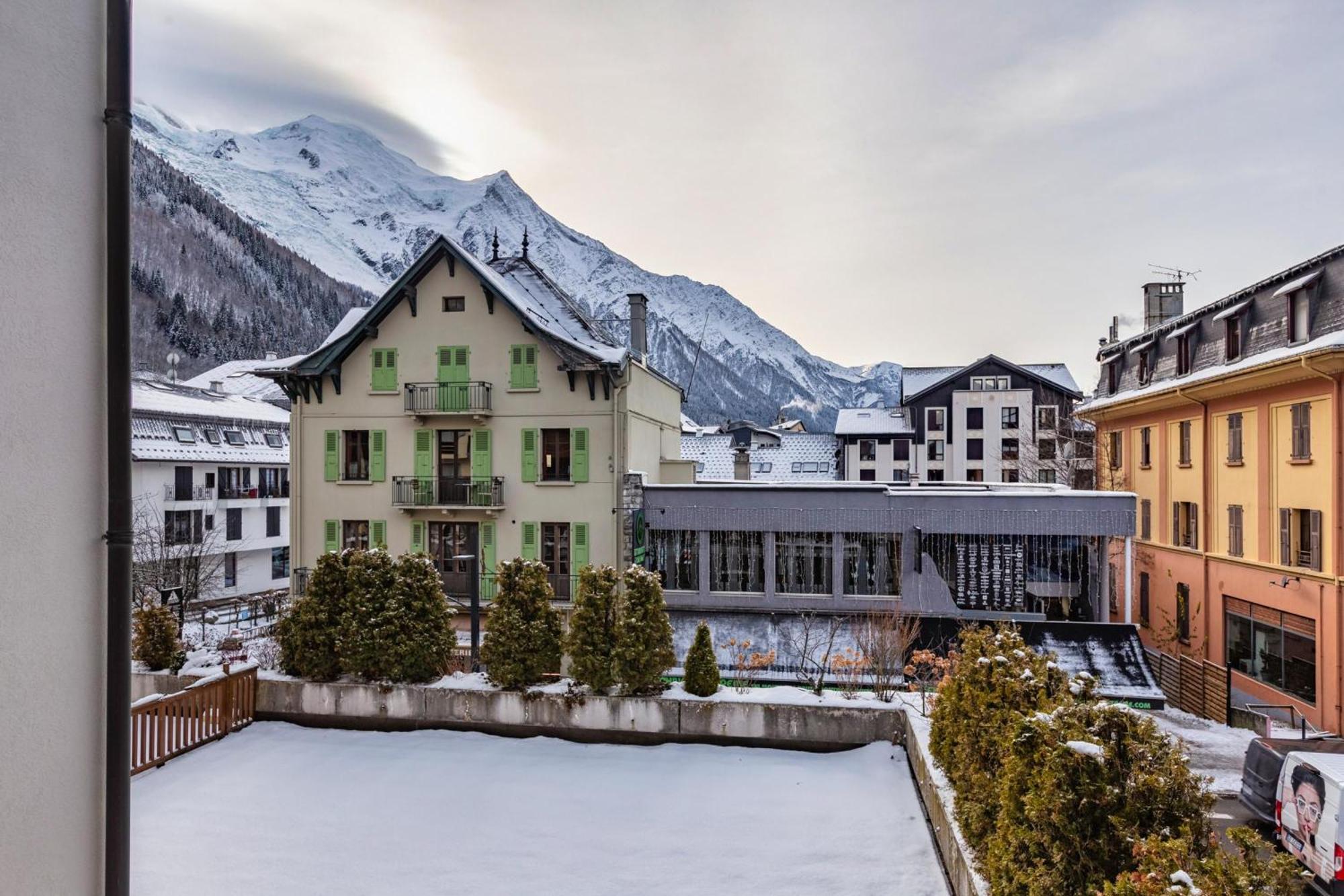 Duplex Aiguille Du Midi Large Terrasse - Happy Rentals Chamonix ภายนอก รูปภาพ