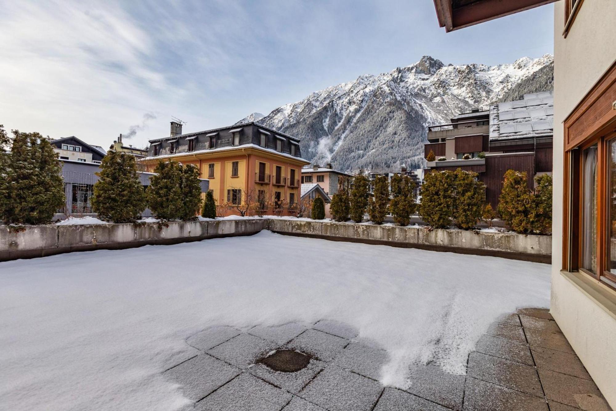 Duplex Aiguille Du Midi Large Terrasse - Happy Rentals Chamonix ภายนอก รูปภาพ