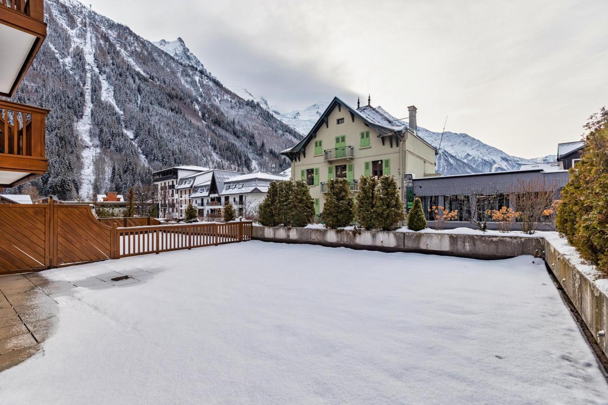 Duplex Aiguille Du Midi Large Terrasse - Happy Rentals Chamonix ภายนอก รูปภาพ