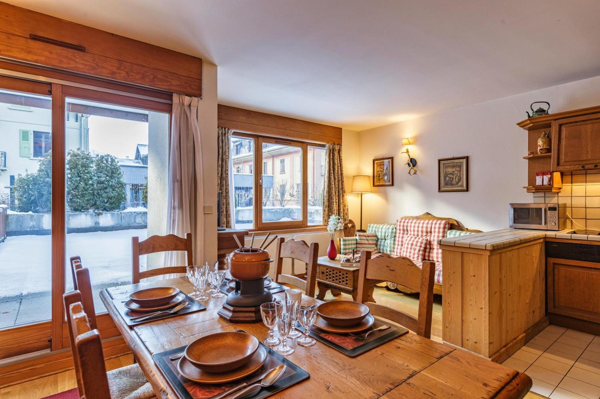 Duplex Aiguille Du Midi Large Terrasse - Happy Rentals Chamonix ภายนอก รูปภาพ
