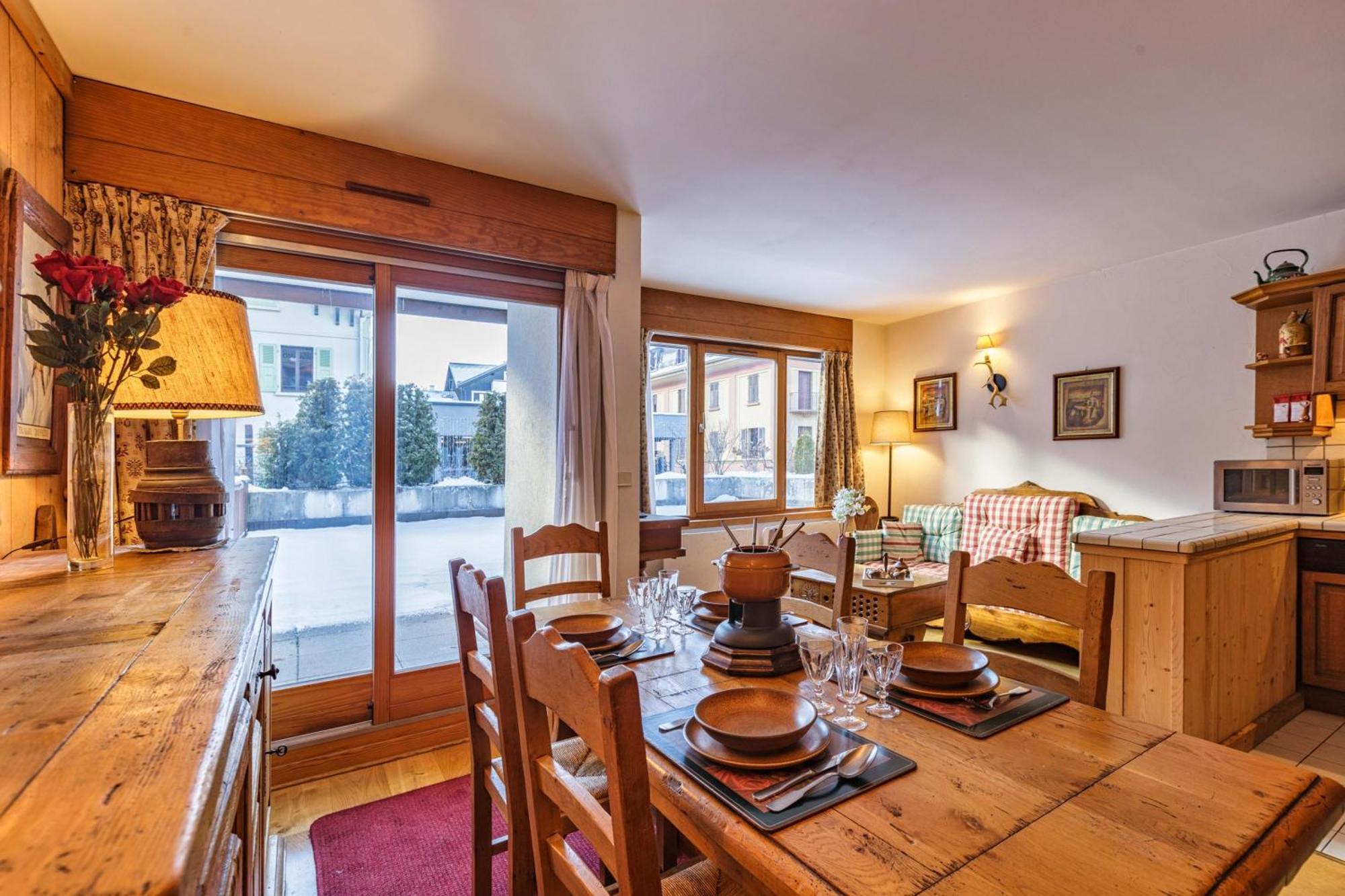 Duplex Aiguille Du Midi Large Terrasse - Happy Rentals Chamonix ภายนอก รูปภาพ