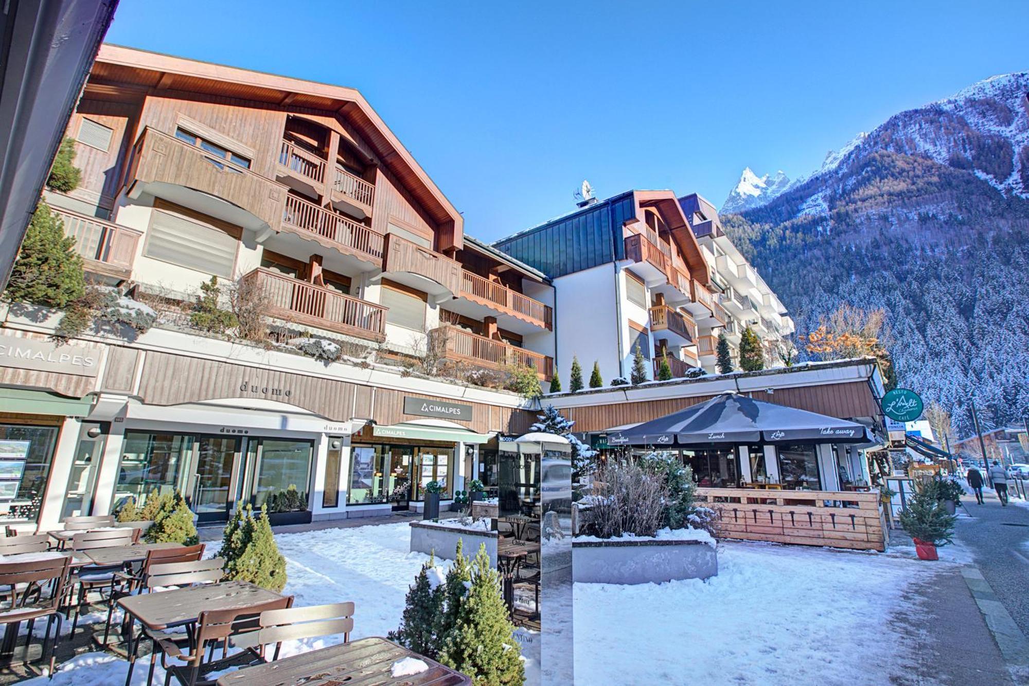 Duplex Aiguille Du Midi Large Terrasse - Happy Rentals Chamonix ภายนอก รูปภาพ